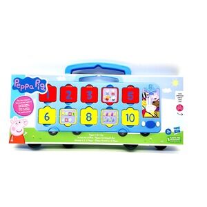 Peppa Pig's Interactive 123 Bus – Numbers 1 to 10 Preschool Counting Toy